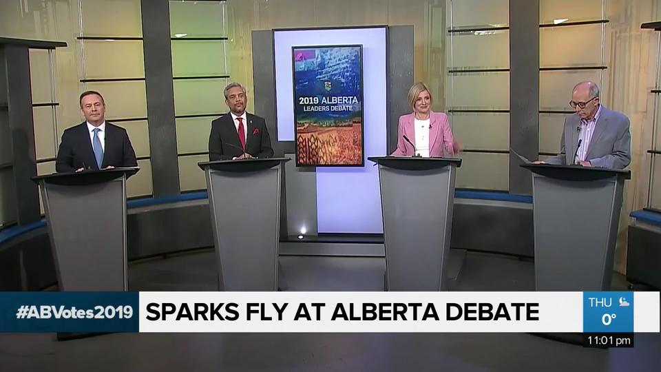 Alberta leaders debate major issues ahead of election