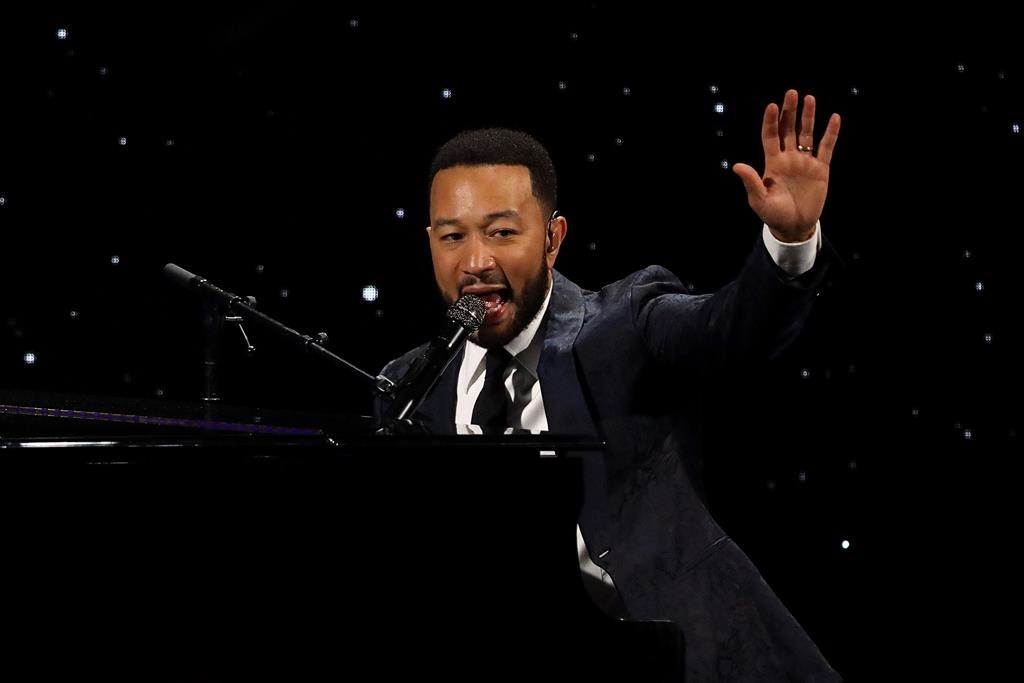 John Legend 'Voice' taped until end of April, live in May