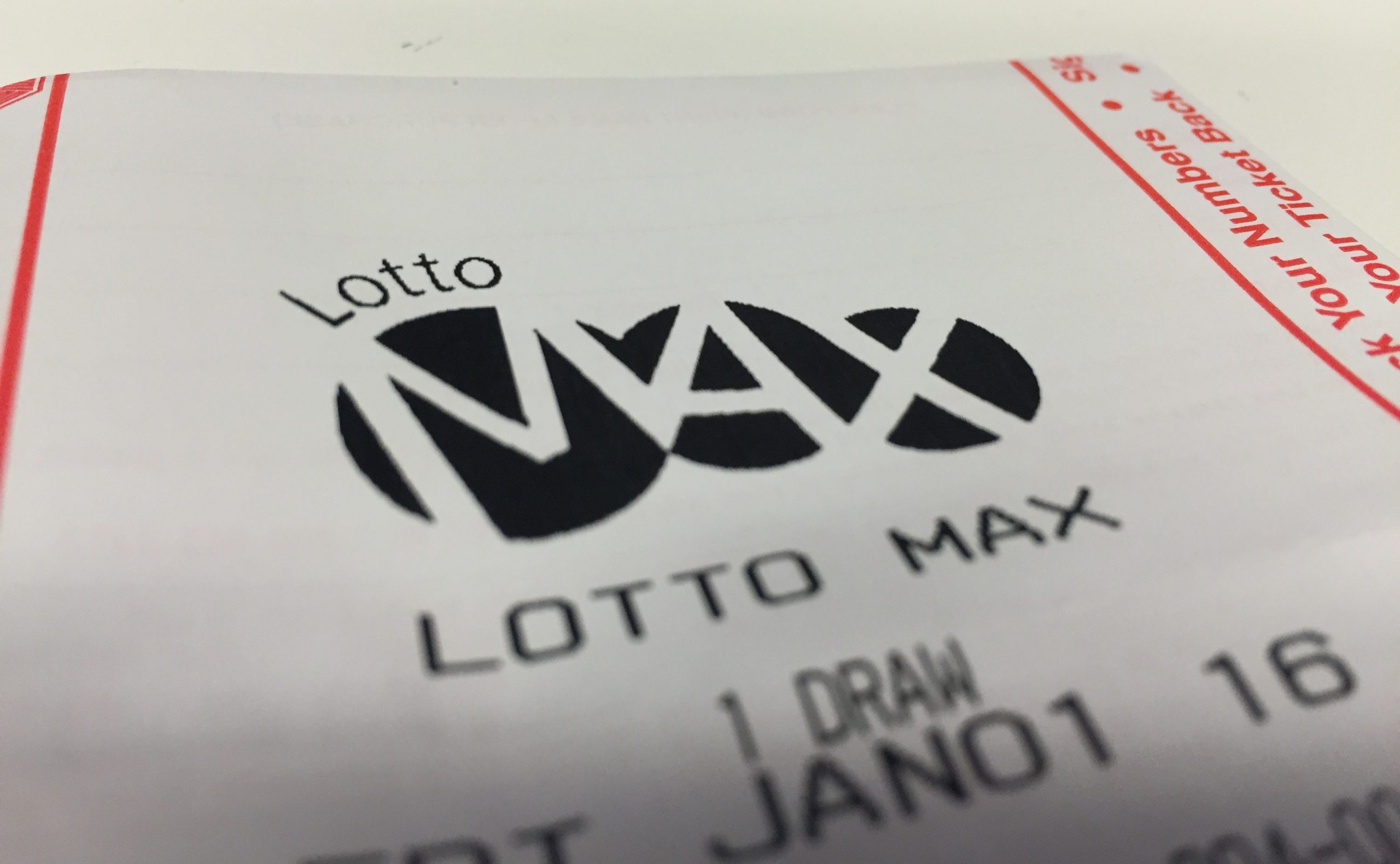 lotto max ticket sales