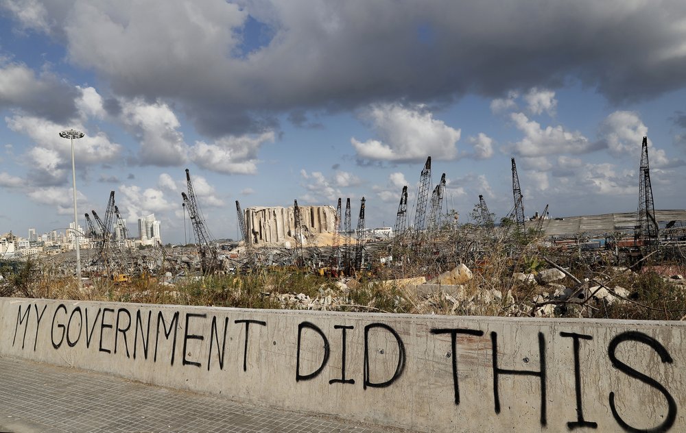 my government did this sign ap beirut - CityNews Edmonton