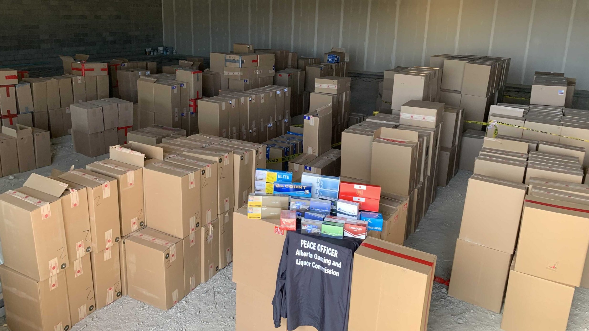 Alberta, Calgary investigators seize 4.5M in contraband tobacco