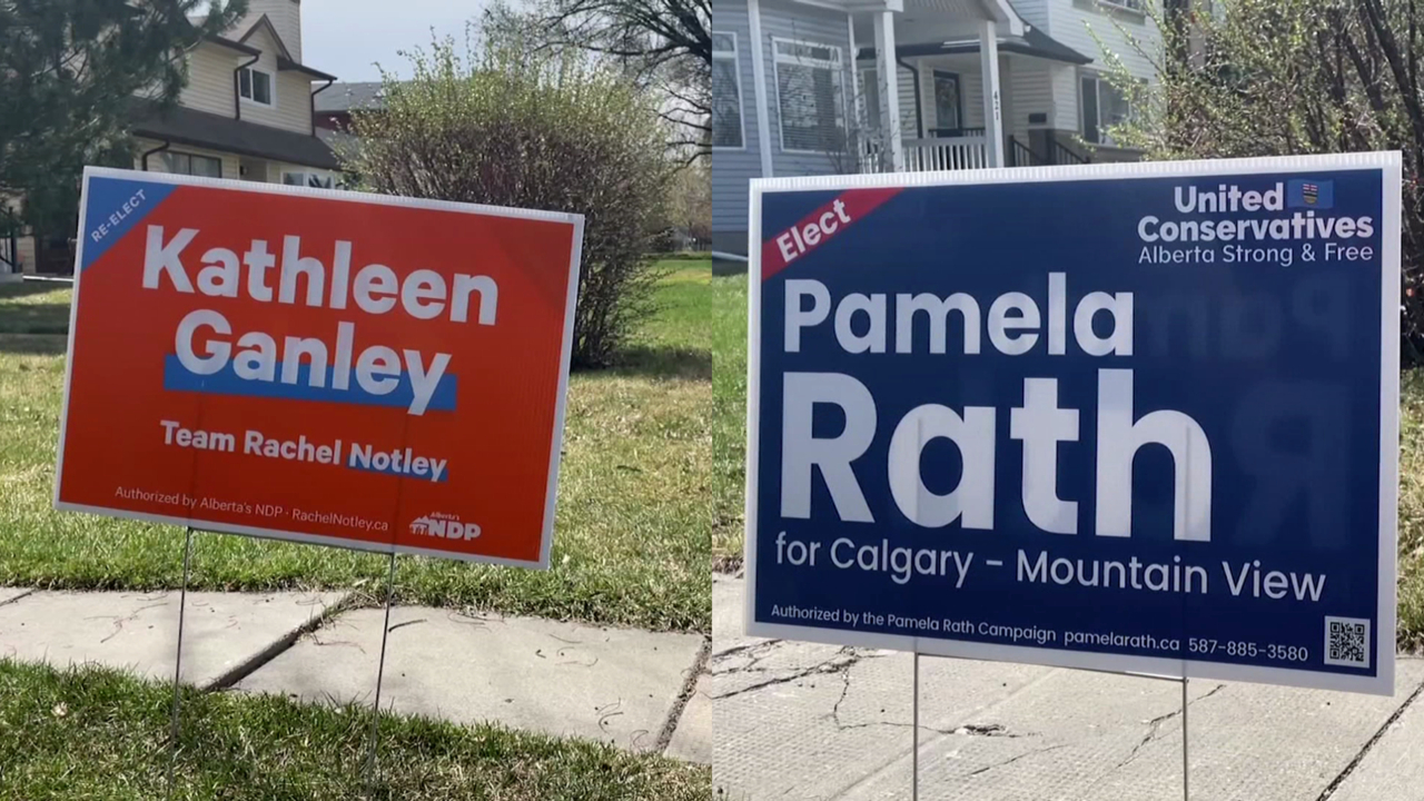 Alberta election signs: How much do they matter? - CityNews Edmonton