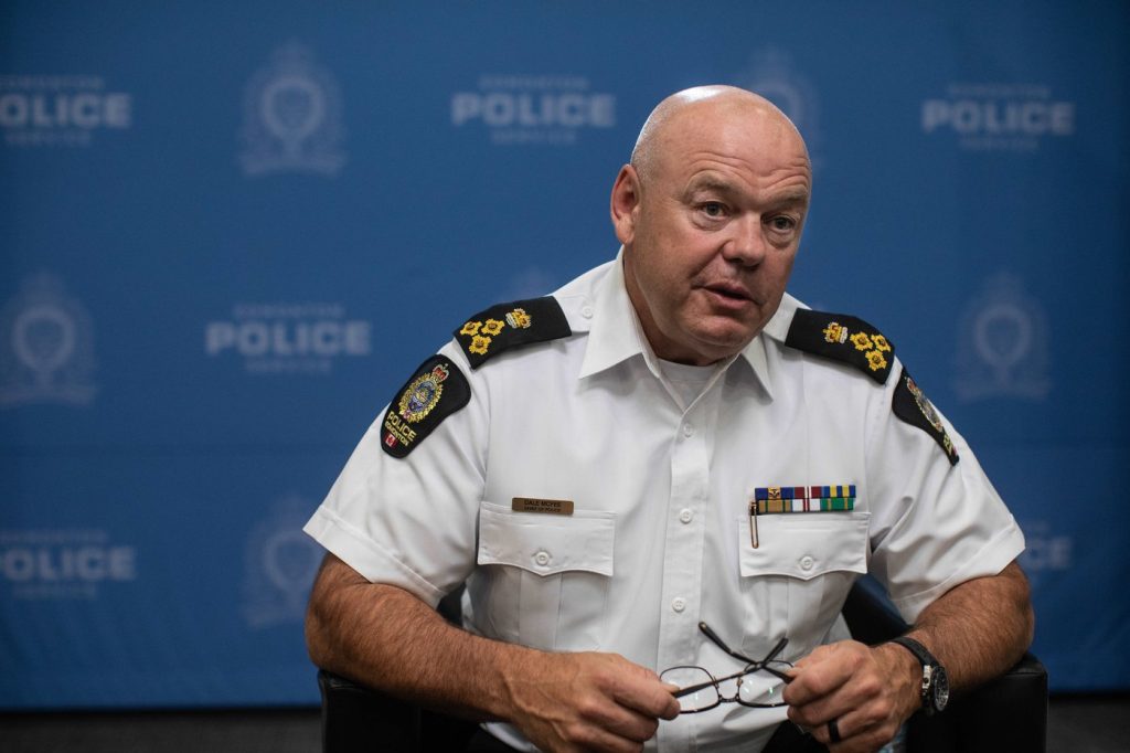 Edmonton Police Chief Dale McFee announces retirement