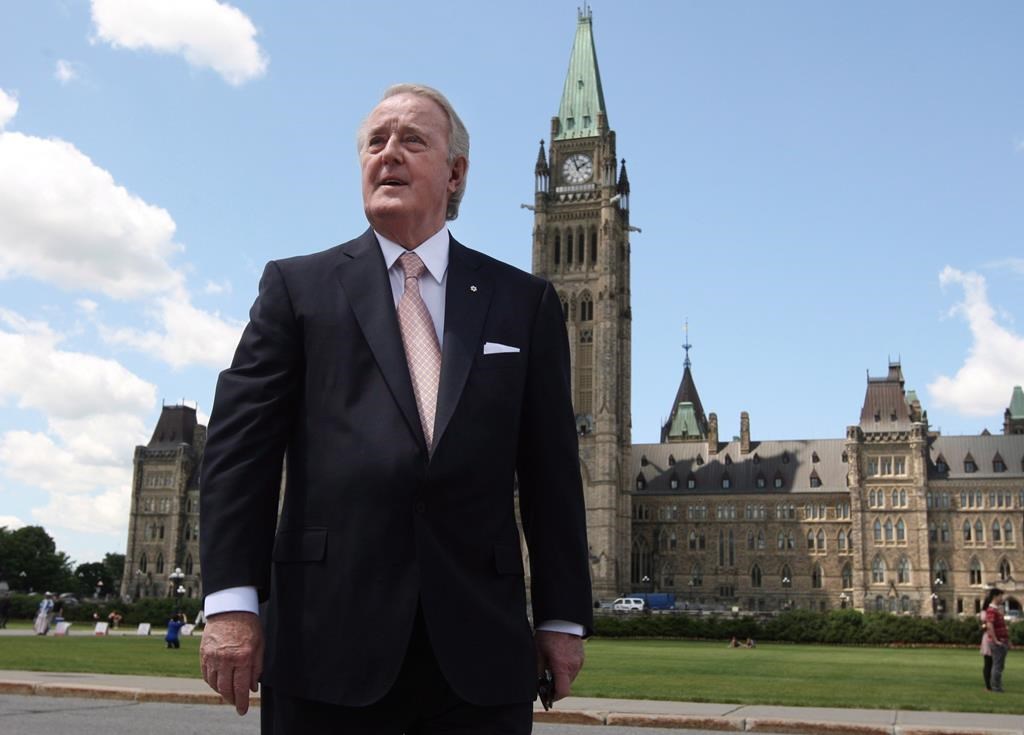 House of Commons silent, Parliament Hill flag at half-mast after death of Mulroney