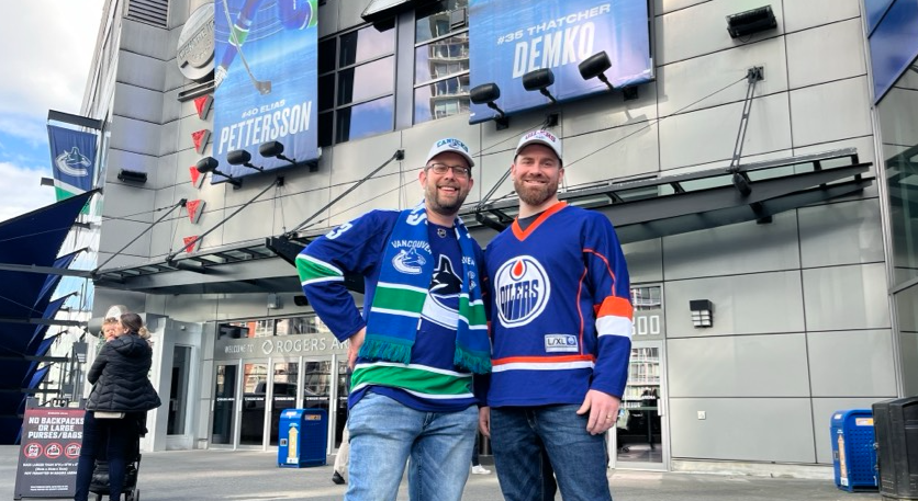 A tale of two Joshes: Australian hockey fans fly to Vancouver to cheer for rival teams