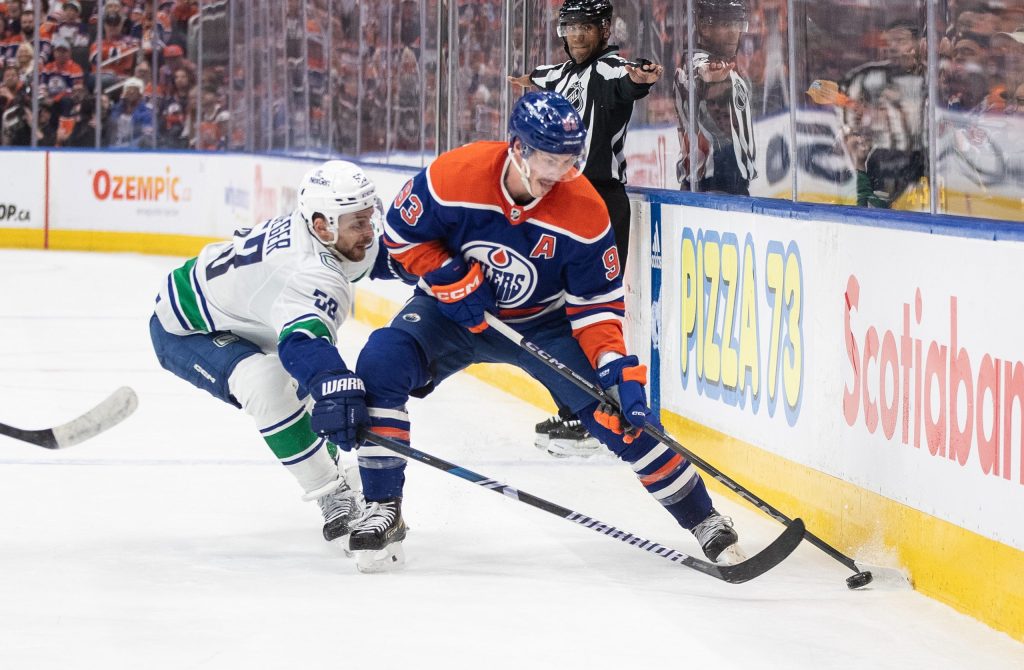 Oilers' Nugent-Hopkins absent from practice, good to go for Game 7