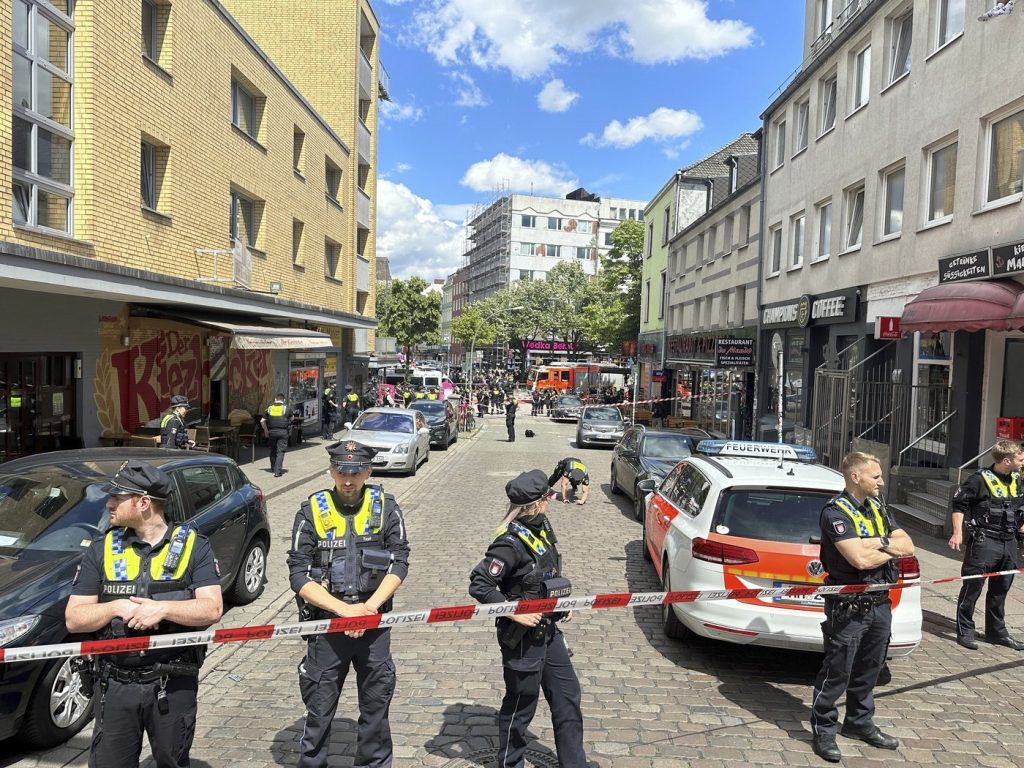 German police shot a man allegedly threatening them with an ax in Euro 2024 host city Hamburg