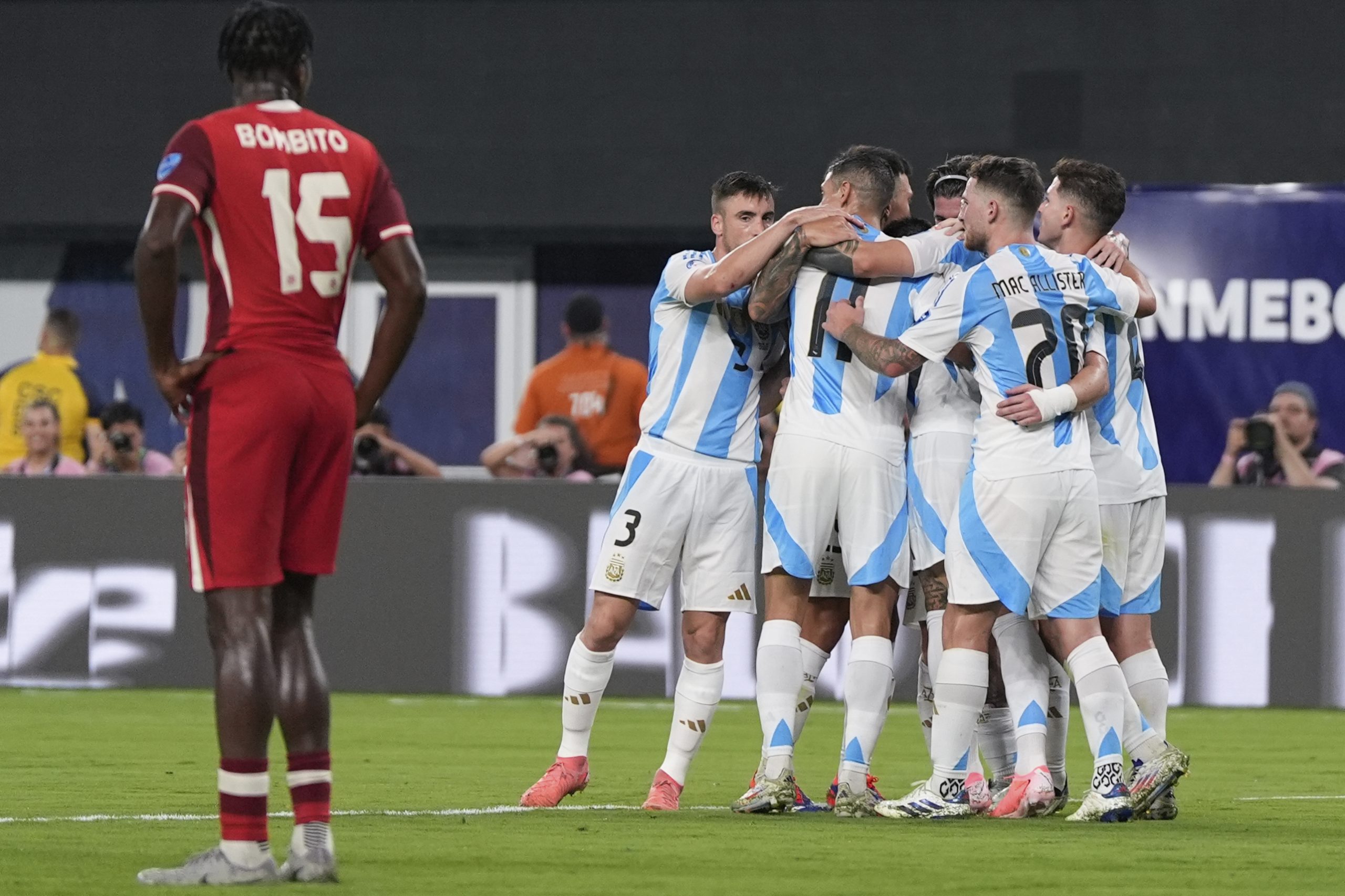 Argentina beats Canada 20 in Copa América semifinal