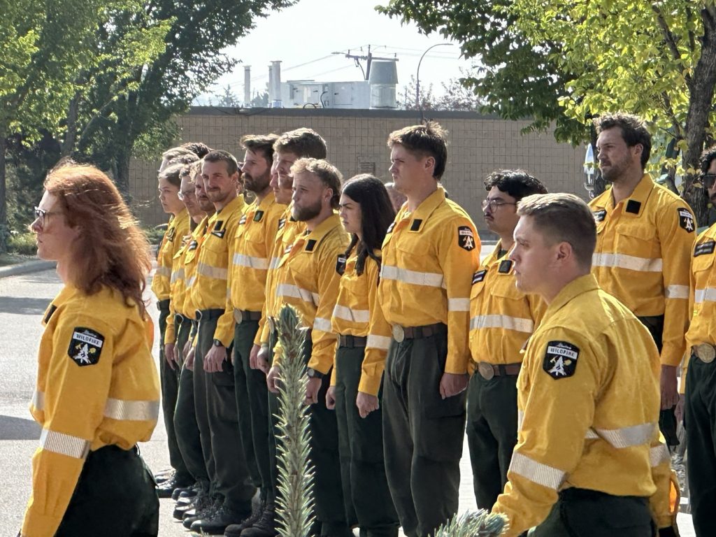 Funeral for Calgary firefighter Morgan Kitchen