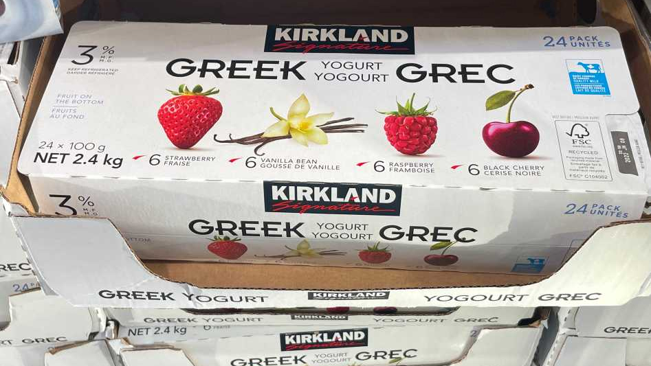 Nationwide recall of Greek yogurt sold at Costco