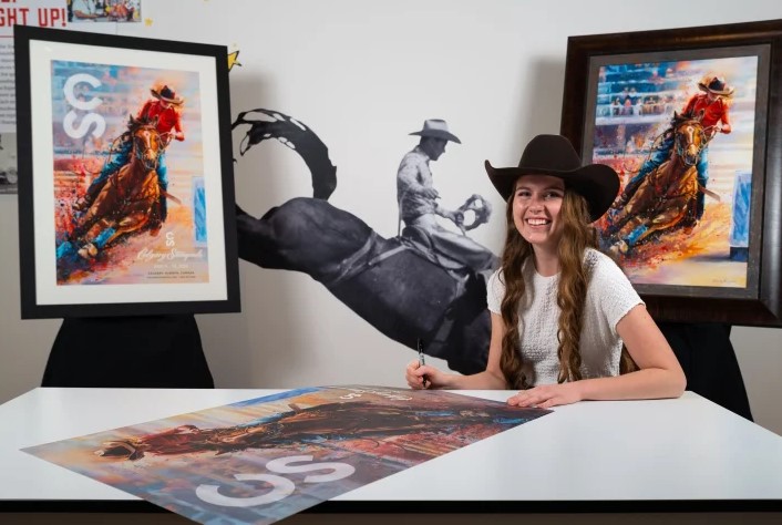 Calgary Stampede reveals 2025 poster, designed by 22-year-old artist