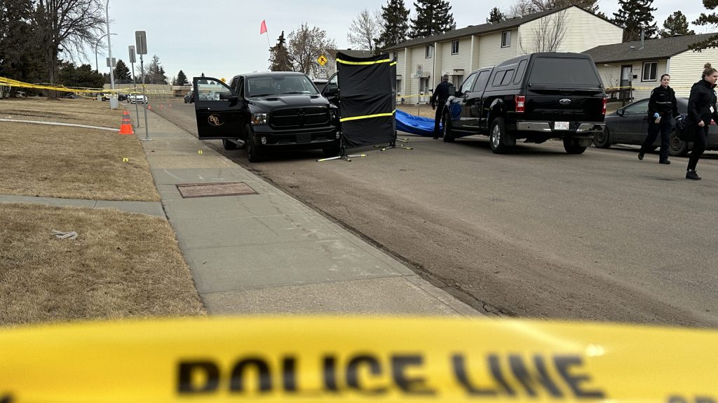 Edmonton police investigating fatal shooting and truck fire