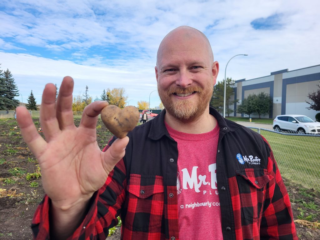 Large plot of land converted into garden to help Edmonton’s Food Bank