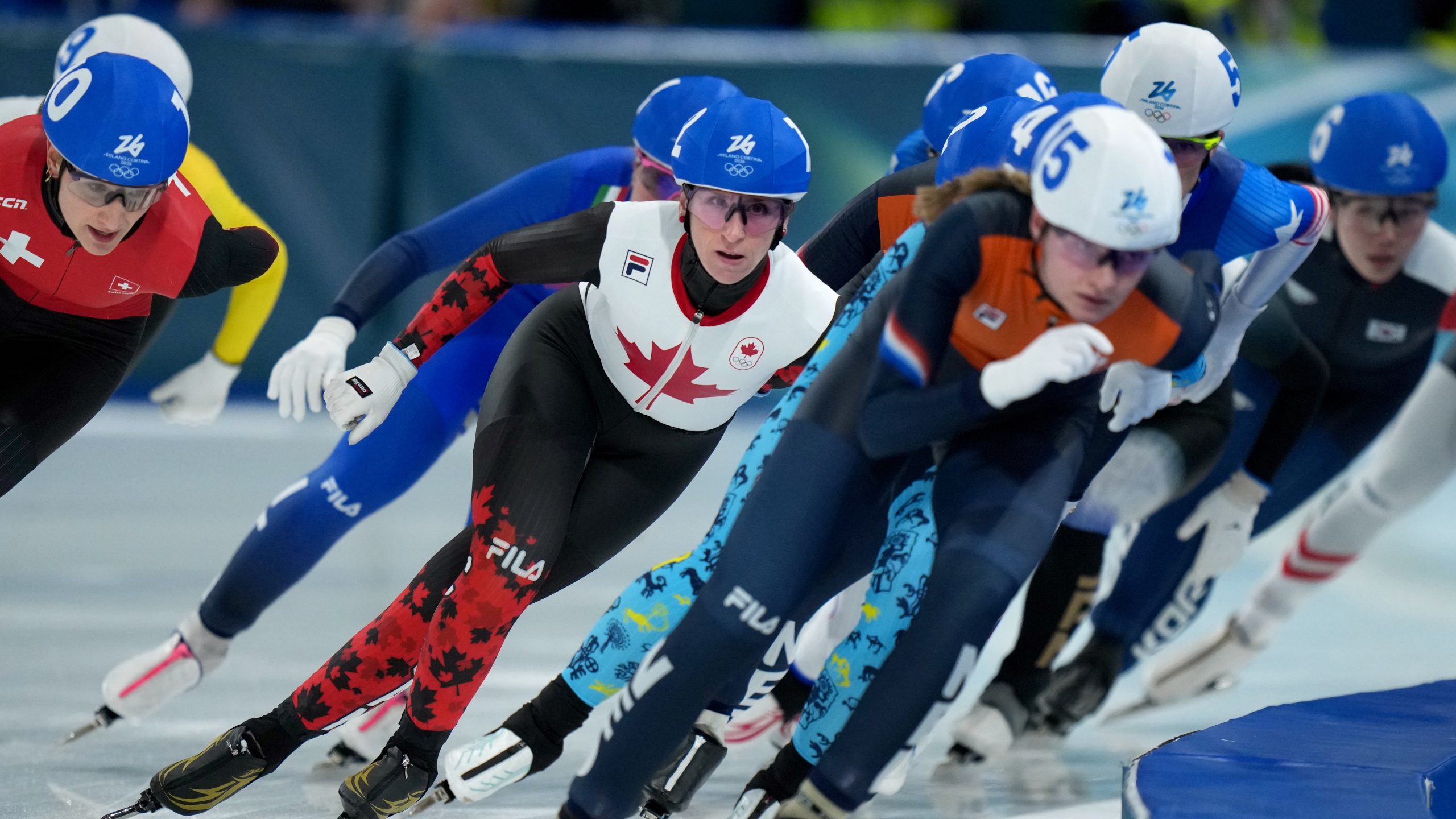 Canada’s Ivanie Blondin wins silver in Olympic speedskating mass start
