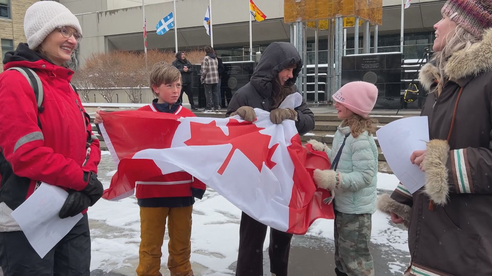 ‘Alberta is Canada’ rally against lingering separation question