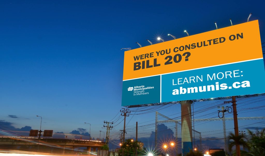 Alberta Municipalities putting up billboards criticizing bill that would give province more authority over them