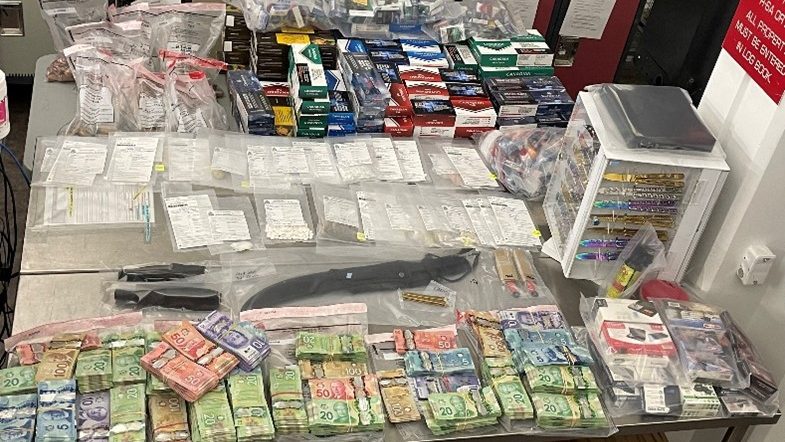 Edmonton convenience store owners accused of trafficking weapons, selling illegal tobacco