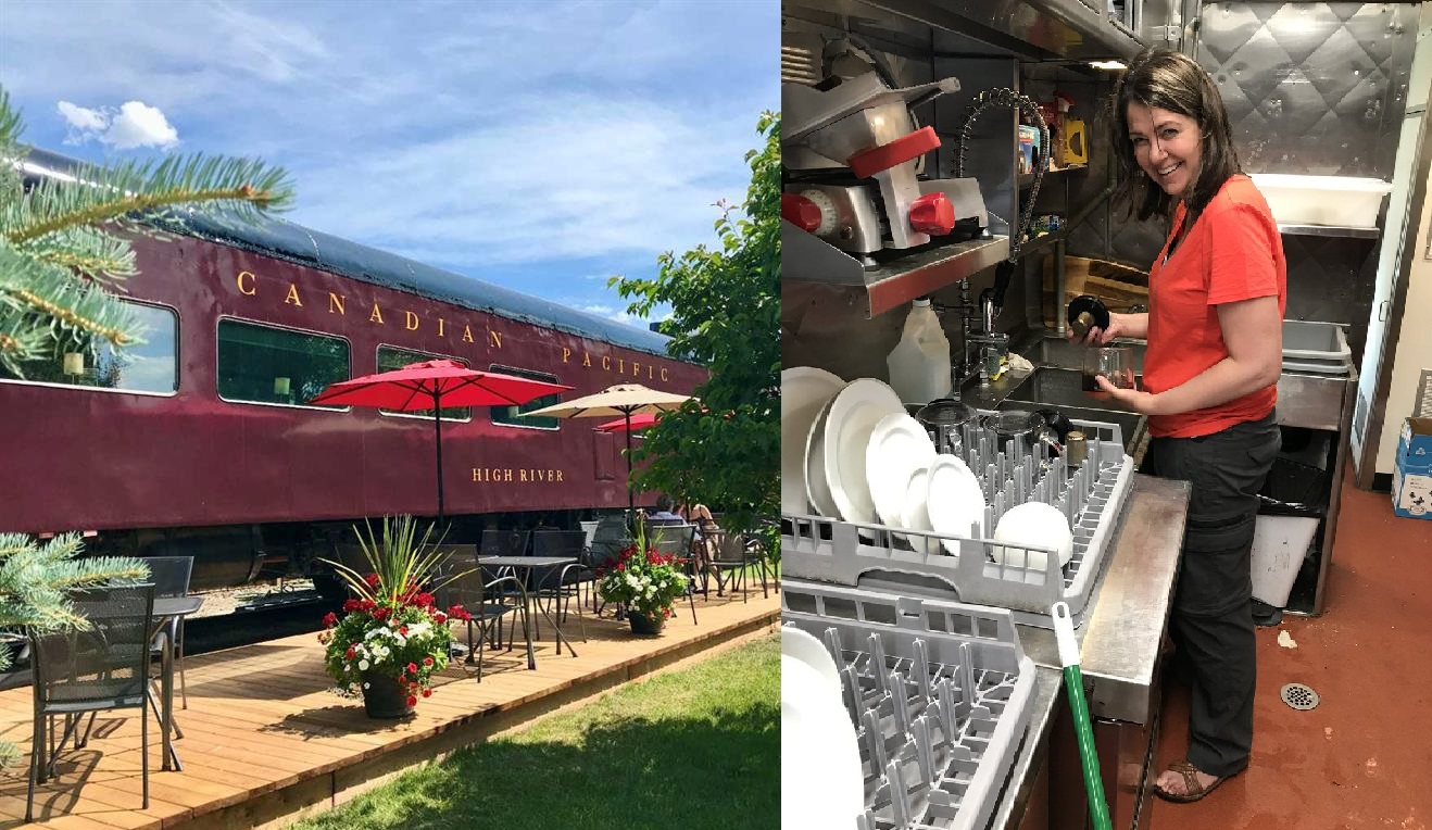For sale Danielle Smith's High River rail car restaurant CityNews