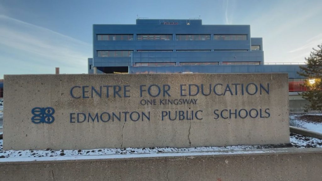 Lettering for Edmonton Public Schools Centre for Education