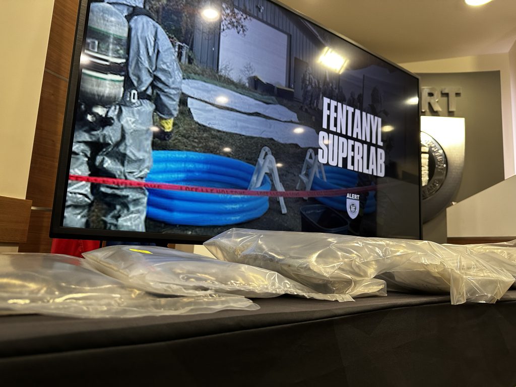 Alberta enforcement agencies seize $1 Million worth of fentanyl 