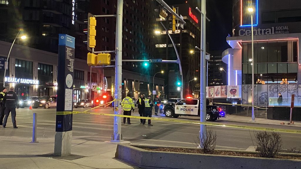 Pedestrian suffers life-threatening injuries in Jasper Avenue hit and run; charges pending against driver