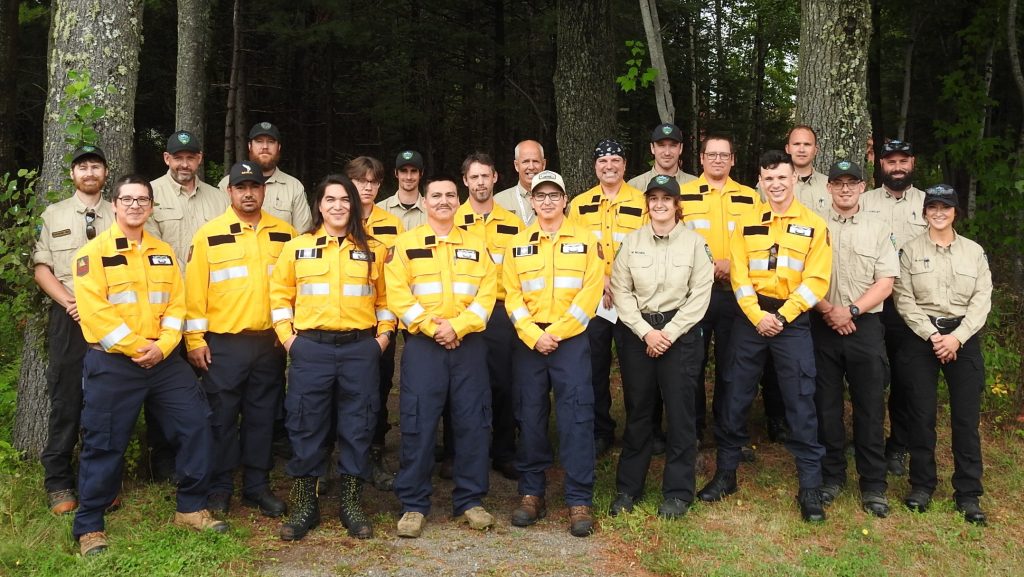 Team of First Nations firefighters from New Brunswick helping Alberta battle blazes