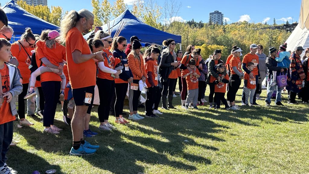 Reconciliation, healing at heart of 4th Orange Shirt Day run and walk in Edmonton