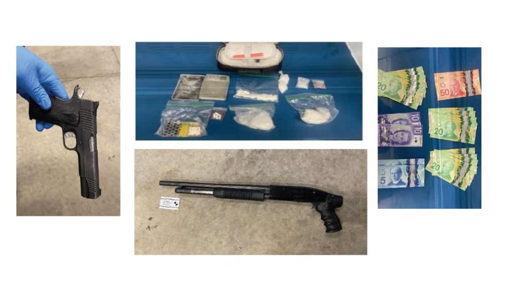 Edmonton man facing 11 charges after guns, drugs found in car during traffic stop