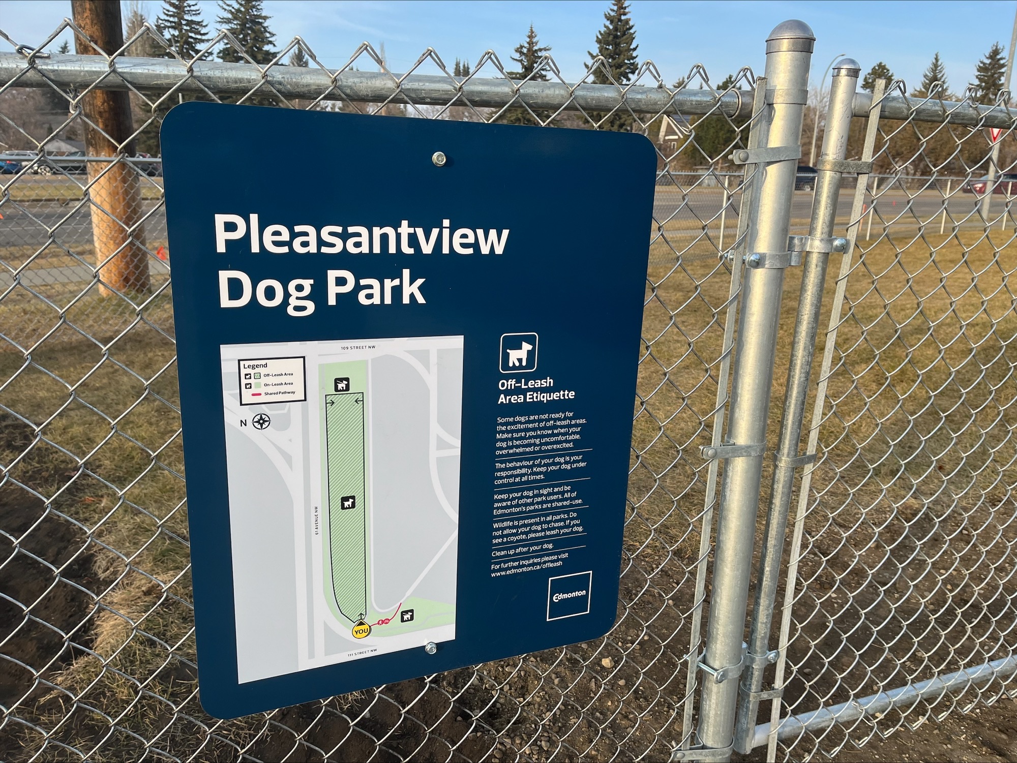 Edmonton dog park not wheelchair accessible during grand opening