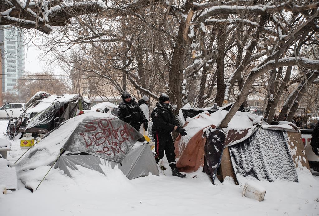 Arrests made during Edmonton encampment cleanup, police confirm