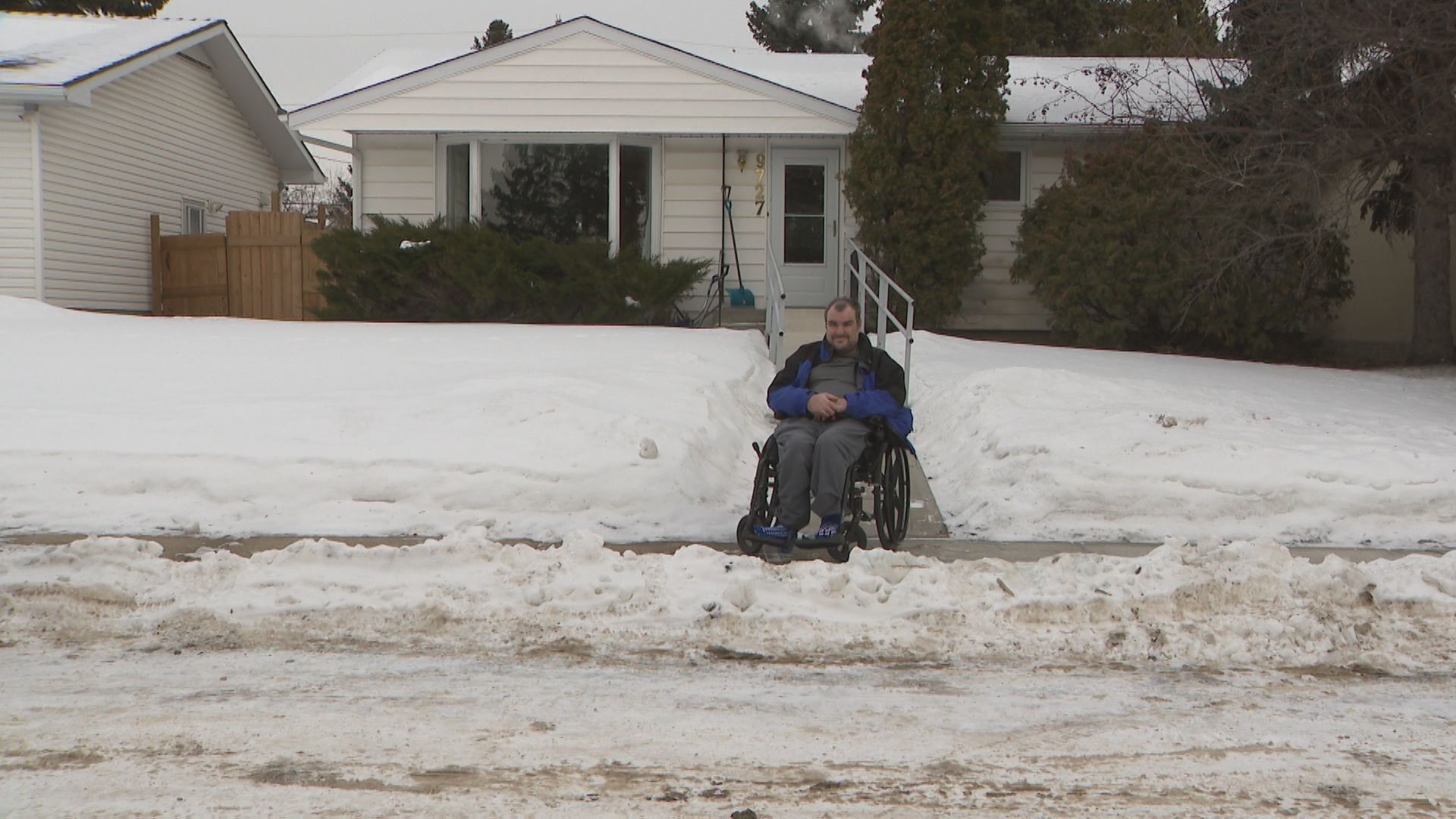 Disabled Edmonton man denied accessible bus service due to windrows outside home