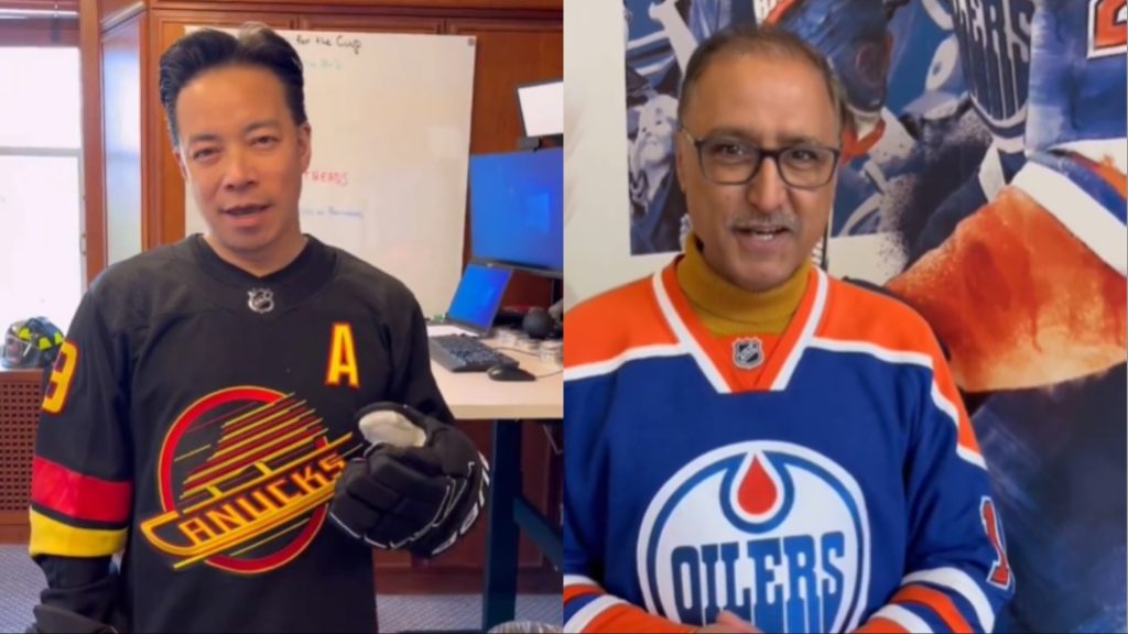 ‘Oilers jersey is on the way’: Edmonton, Vancouver mayors make NHL playoff bet ahead of 2nd-round series