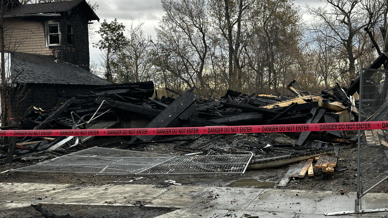 Fire destroys under-construction house in south central Edmonton