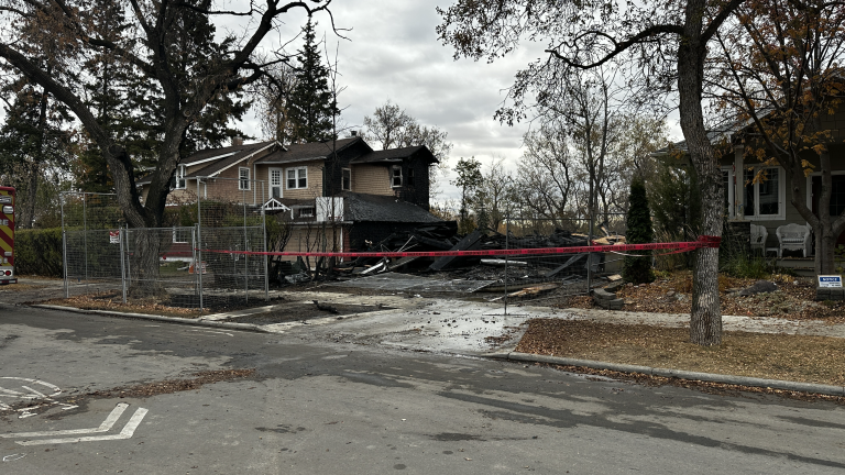 Fire destroys under-construction house in south central Edmonton