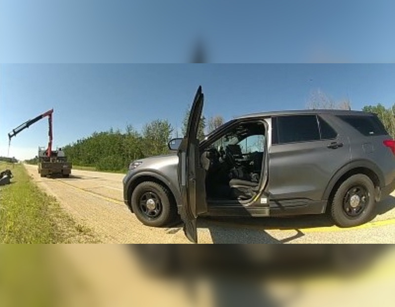 Dangerous highway chase west of Edmonton involved stolen truck with boom ‘swinging wildly into traffic’