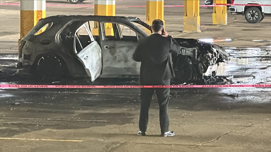 Possible vehicle explosion, fire at West Edmonton Mall parkade
