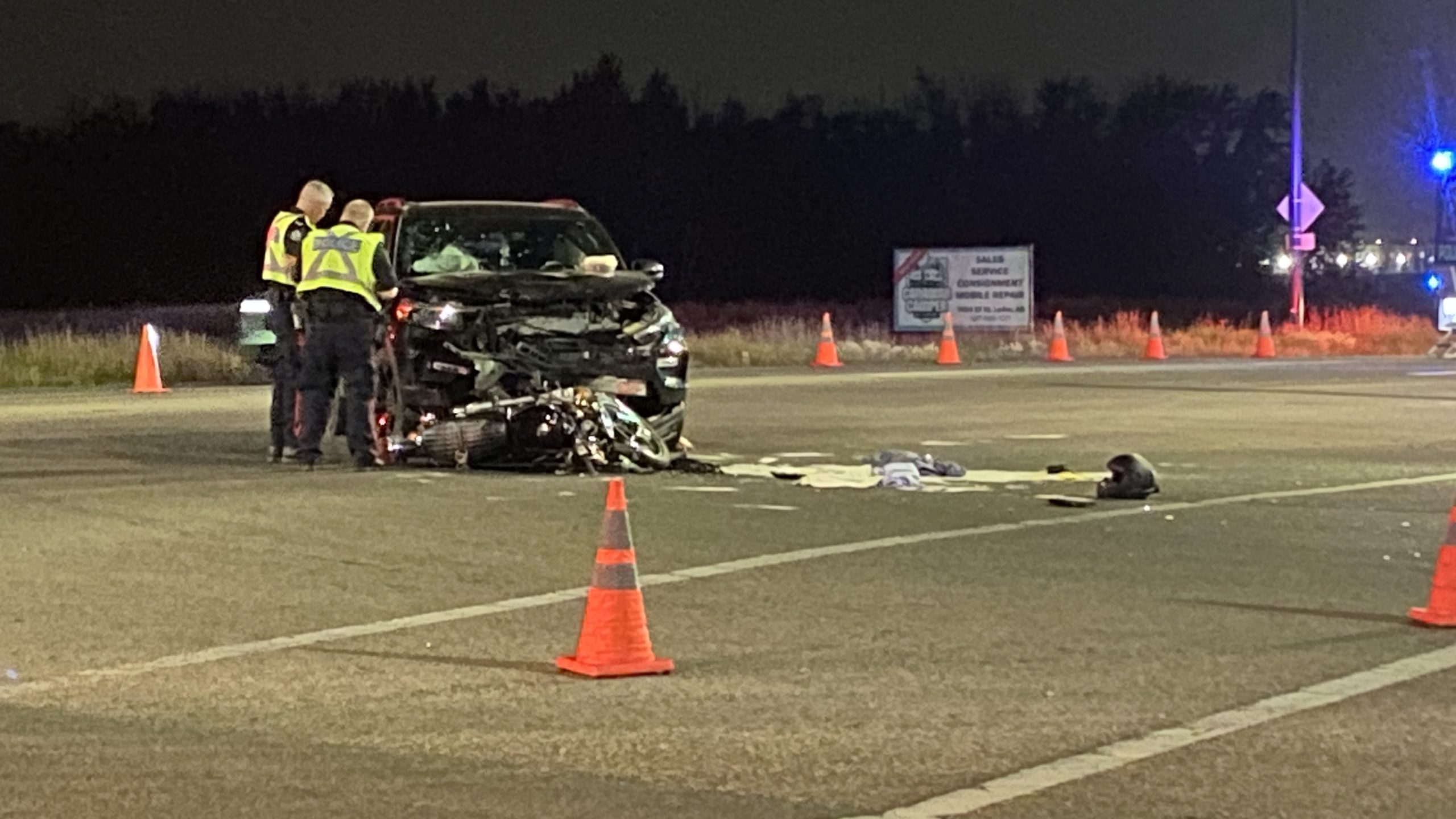 Motorcyclist in hospital with serious injuries after crash in south ...