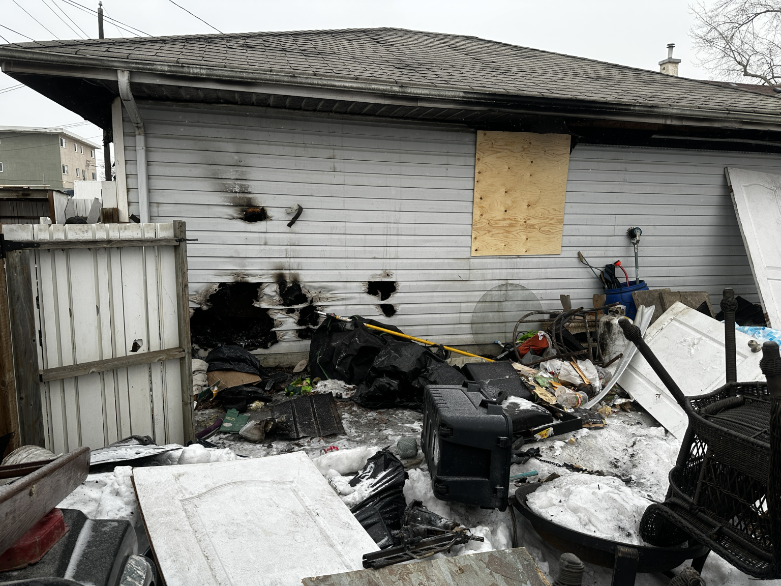 Fire guts north Edmonton home, neighbours say 4th time in a month