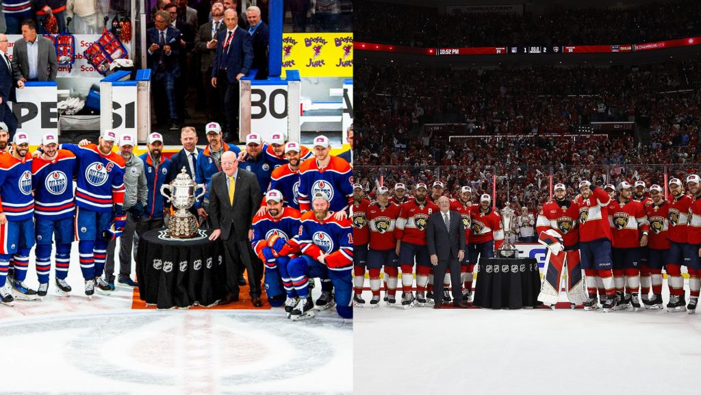 Very Superstitious: Oilers, Panthers keep distance from conference championship trophies