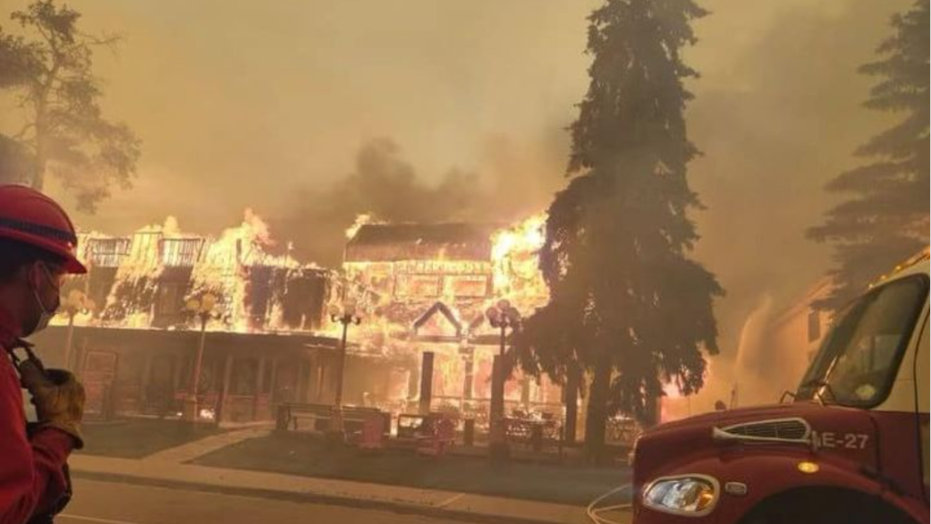 Jasper’s Maligne Lodge owner shocked, saddened, after hotel burns down