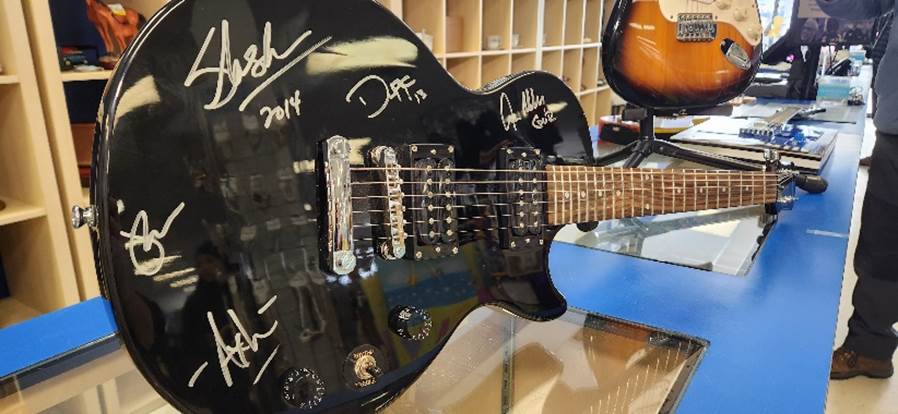 Signed Guns n Roses guitar auction CityNews Edmonton